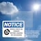 Signmission Wheels Must Be Chocked Before Loading OSHA Notice Sign, Plastic, 10in W x 7in L, 2PK OS-2PACK-NS-P-710-L-16906 - alternate 4